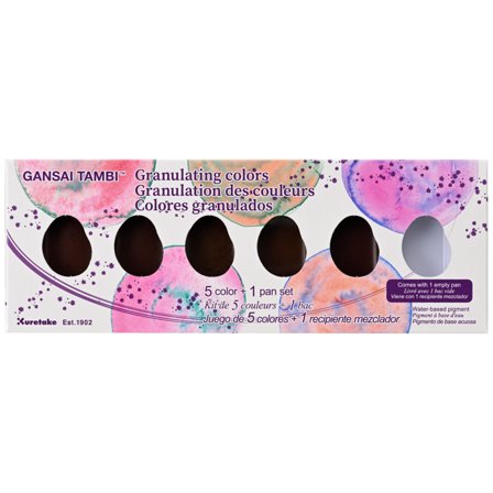 Gansai Tambi Aquarelle 5-set Granulating Colours