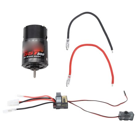 RC Crawler Bil Motor ESC Sæt 550 55T Børstet Motor med 320A Børstet Elektrisk Hastighedskontrol til RC Tilbehør Udskiftning