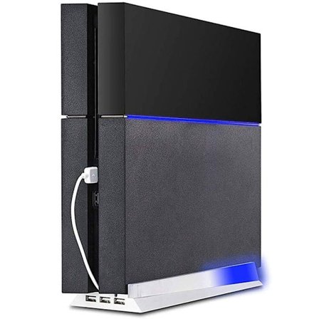 Spelkonsol Dock Vertikalt Stativ VIT