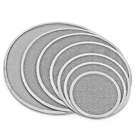 10 tuuman tarttumaton alumiininen verkkopohja rei'illä ja saumattomalla reunalla