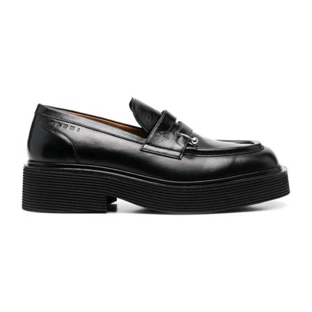 Marni, Mocassin Shoes Black Czarny, Mężczyzna, Rozmiar: 41 EU