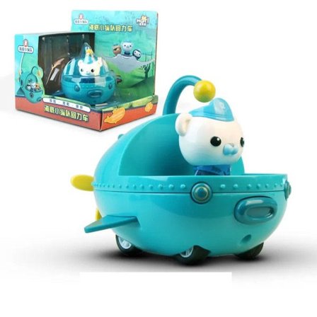 Octonauts Pull Back Car Bat Model Barnacles Kwazii Peso Anime Actionfigur-leker