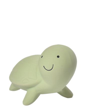Natural Rubber Teether Turtle Toys Baby Toys Teething Toys Grøn Tikiri
