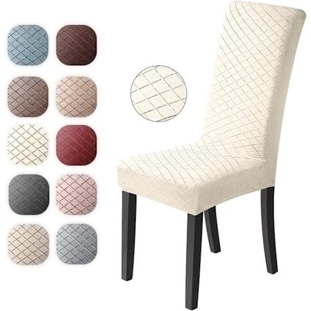 Stolskydd 2 stycken Spandex Jacquard mönster Stolskydd Univers