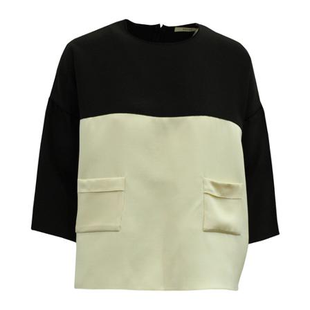 Celine Vintage Pre-owned Blouse in Silk , Wit , Dames , Maat: S