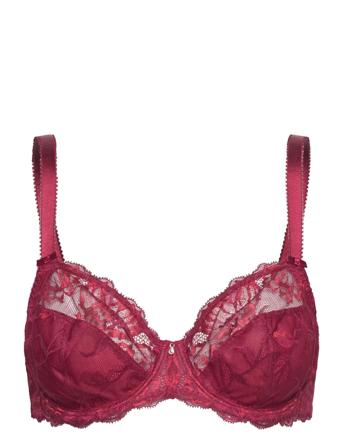 Aubree Uw Side Support Bra 32 Dd Burgundy Fantasie