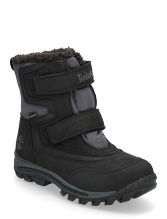 Chillberg Mid Hook & Loop Gtx Snow Boot Jet Black Black Timberland