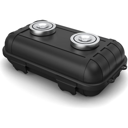 Magnetisk nøkkelboks, magnetisk nøkkelholder under bil, gjem en nøkkel magnetisk bil vanntett nøkkelholder nøkkelgjemme nøkkeletui for utendørs reise,