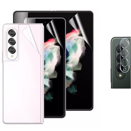 3-PACK 4-in-1 Hydrogel Skärmskydd Samsung Galaxy Z Fold 3