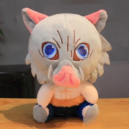 Demon Slayer Tanjiro Nezuko kosedyr 7.8 tommer (20cm)