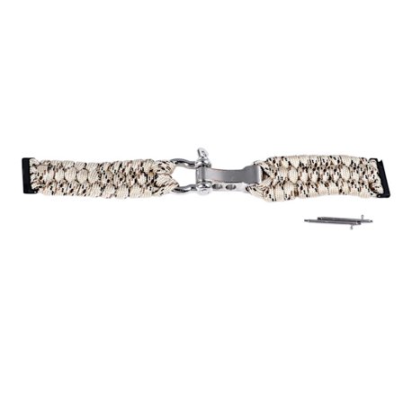 Vaihdettava ranneke, punottu nailonista, käsintehty ranneke Suunto 7 9 D5i -kelloille, 24 mm, Desert