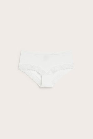 Kappahl | Hipstertrosa med spets | Vit