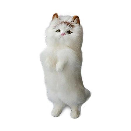 Realistiska Naturtrogna Kattdjur Modell Plyschleksak Stoppad Docka Uk O