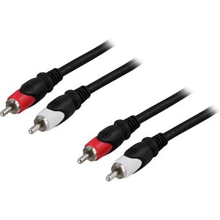 Audio cable, 2xRCA ma - ma, 5m