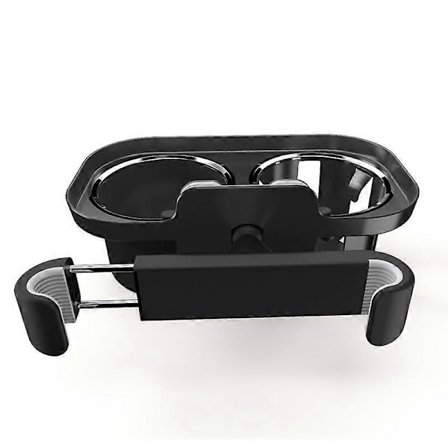 Dobbelt kopholder til bil, drikkevareholder, snackbakke til nakkestøtte, universelt biltilbehør