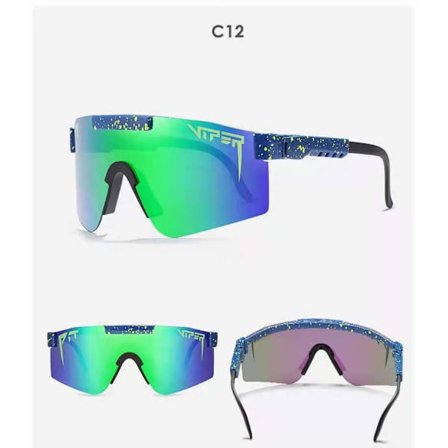 Cykel solbriller galvaniseret sport populære udendørs briller TR90 stor ramme