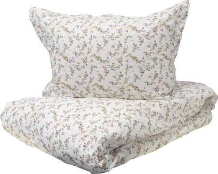 Borås Cotton Felicia Sengesett Blomst-Multi Krepp 140x200