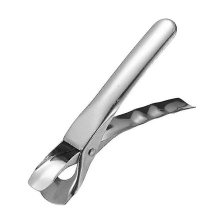 Halkfri klämma i rostfritt stål, anti-skållningshandtag, stekpanneklämma för airfryer, köksredskap