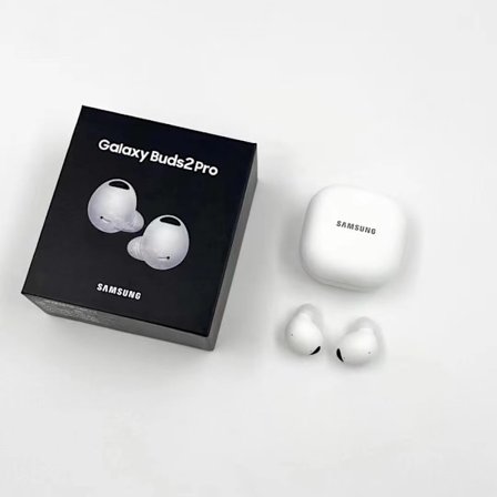 Trådlösa Bluetooth Hörlurar High-End In-Ear Öronsnäckor för Buds2Pro Brusreducerande Samtal (Vit)
