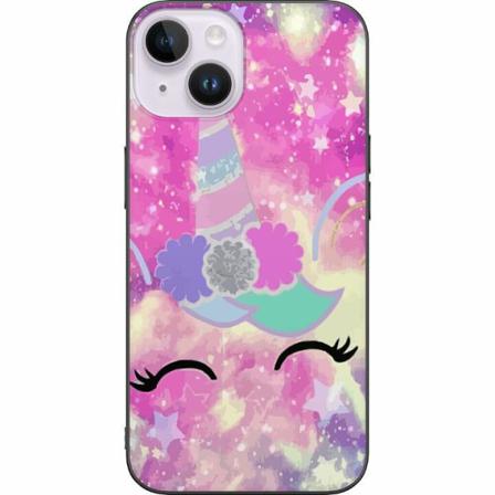 Apple Iphone 14 Svart Skal Unicorn Enhörning