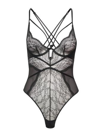 Isabelle Body Bodies Slip Svart Hunkemöller