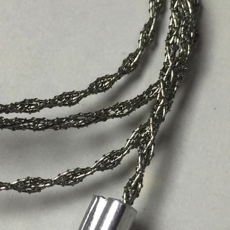 2 stk. Snor Sav Rustfrit Stål Mini Snor Sav Nød Kædesav Overlevelsessæt Til Vandreture Camping Nødoverlevelse