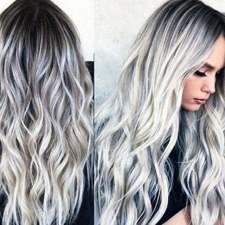 Naturlig lang bølget parykk blonder foran parykk varmebestandig hår parykk cosplay fest parykk