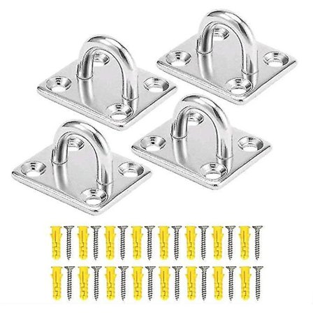 304 Rustfrit Stål Vægplade M6 Monteringshul Udvidelse