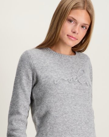 Sofie Schnoor MinnikSY Knit Gris Pulls Fille - Kids Brand Store