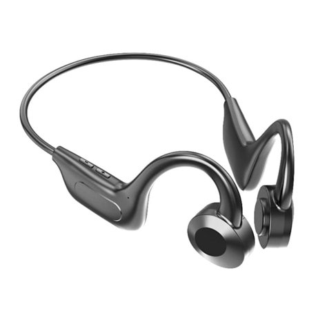 Knogleledningshovedtelefoner, Innovativt Åbent Øre-design, Bluetooth 5.3 Trådløst Sport Headset til Løb Cykling Træning (Flyvemaskine Letvægt)
