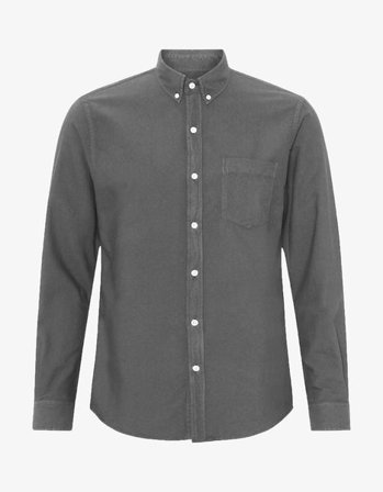 Organic Button Down Shirt - Storm Grey - Male - M