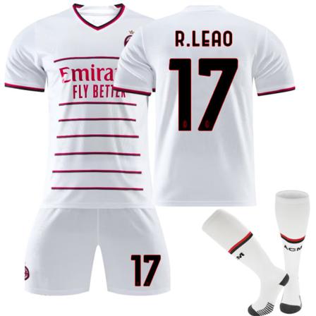 Barnfotbollströja 23/22 Borta Ac Milan Tröja Nr.17 Suit With Socks 20(115-125)