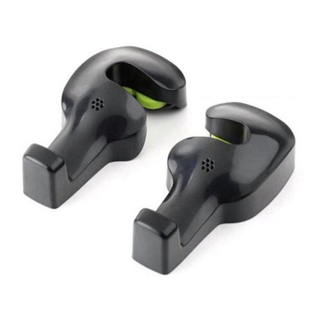 Bil Back Seat Krok Nackstödshängare SVART