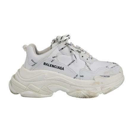 Balenciaga Vintage Sneakers Hvid, Dame Vintage Sko, Størrelse: 37 EU