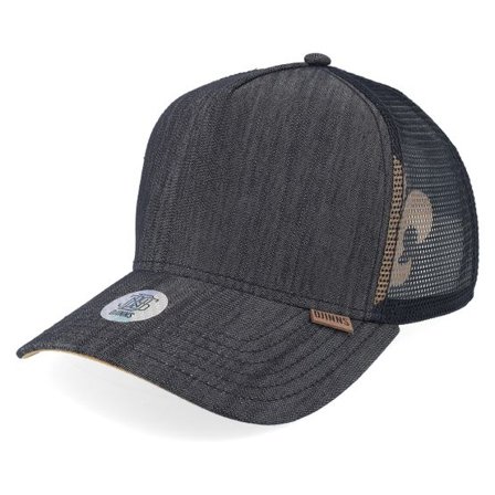 Djinns - Svart trucker Keps - Hft Cap Linen 2014 Black Trucker @ Hatstore
