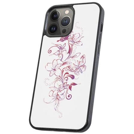 Iphone 13 - Skal Blommor & Fjärilar Multifärg
