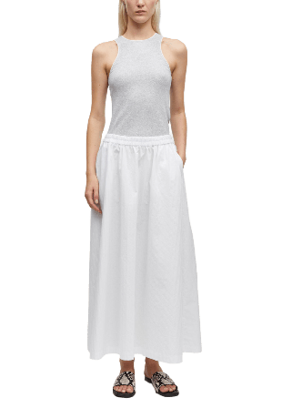 SAMSOE SATINA SKIRT 15646 Kjolar Dam Vit S