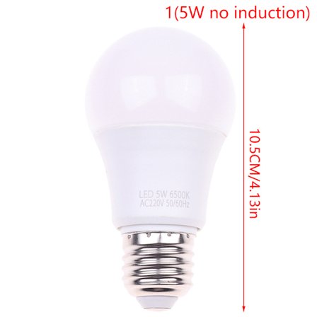 E27 PIR Bevægelsessensor Lampe 5W 9W 15W LED Pære med Motion Senso