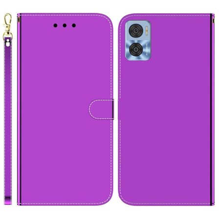 Mirror Motorola Moto E22i / Motorola Moto E22 fodral - Lila