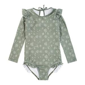 Tocoto Vintage Green Swimsuit 3 Months - Swimwear and coverups - 3 months - Green
