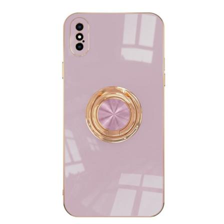 iPhone X / XS Elegant og støtsikker veske med ringholder Flawless Svart