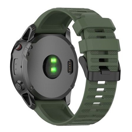 Garmin Forerunner 935/945/Fenix 6 Klockarmband i silikon - Grön