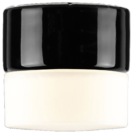 Ifö Electric Opus 100/100 Takarmatur IP44, rak, G9 Svart, Belysning