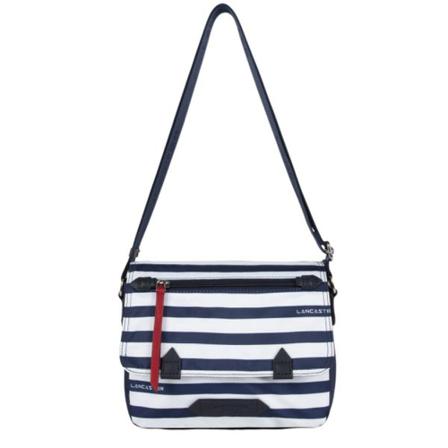 Lancaster Crossed trotter Tas 510-25 , Blauw , Dames , Maat: ONE Size Schoudertassen