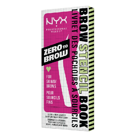 NYX Professional Makeup Zero To Brow Stencil Ögonbryn Unisex ONESIZE