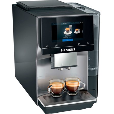 Siemens EQ700 Classic Morgendis helautomatisk kaffemaskin 2,4 liter' - 'Grå og sort