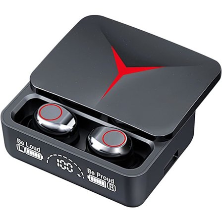 Trådlösa Hörlurar Bluetooth 5.3 Brusreducerande Hörlurar 66 Timmars Spelyta med Trådlös Laddningsväska Vattentät HIFI-Ljud In-Ear Headset