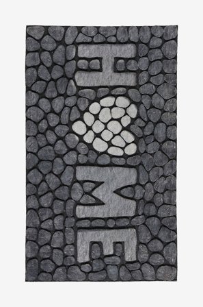 InHouse Group - Ovimatto Home - Harmaa - Sileät matot - - Homeroom