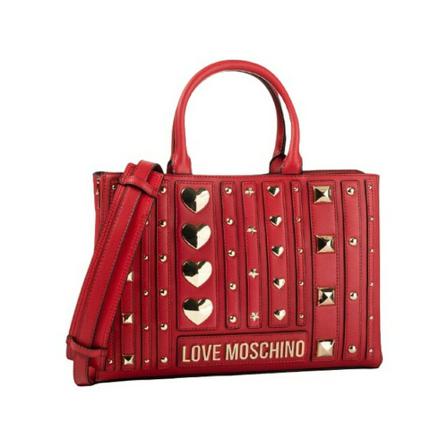 Love Moschino, Bag with front logo Rood, Dames, Maat:ONE Size