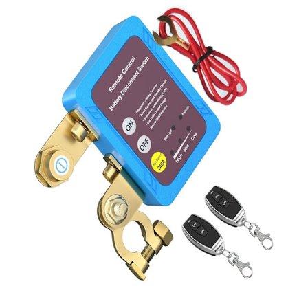 Trådlös Fjärrkontroll Batteribrytare 12V 240A Auto Kill Switch för Bil Husbil ATV Lastbil Båt